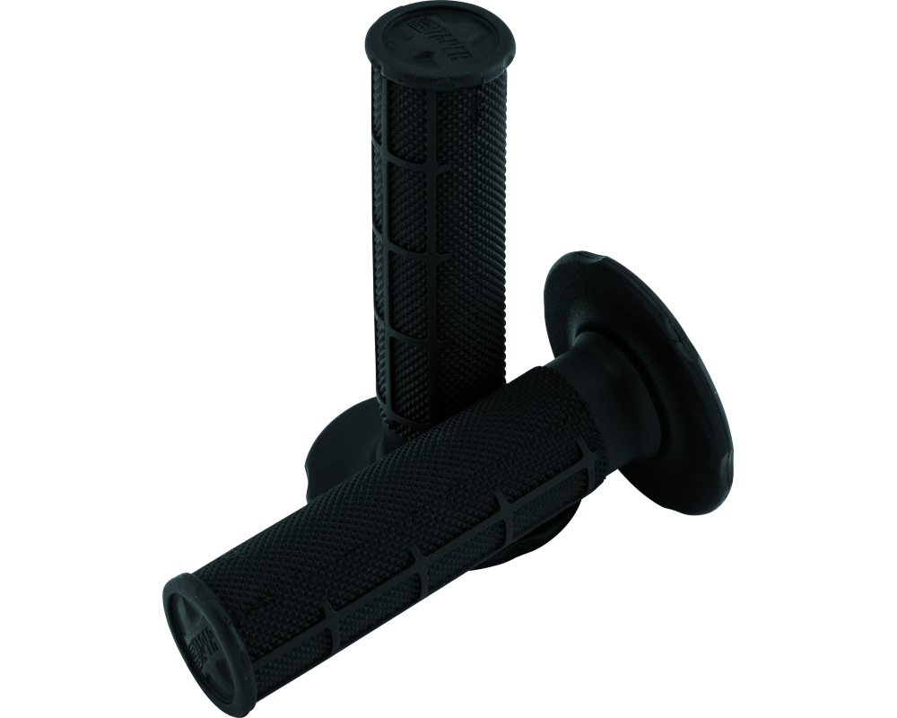 Pro Taper Single Density Half Waffle Grips (Black)