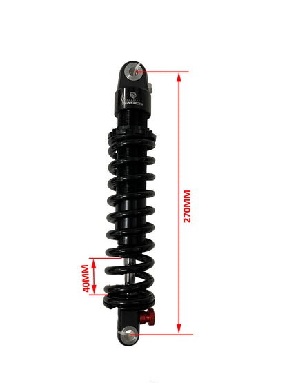 Fastace Rear Shock Model BS-22AR-270L, 250lbs, Travel Length 40mm