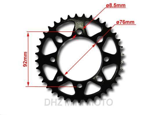 HD 41T Rear Sprocket, #428 Chain Pitch