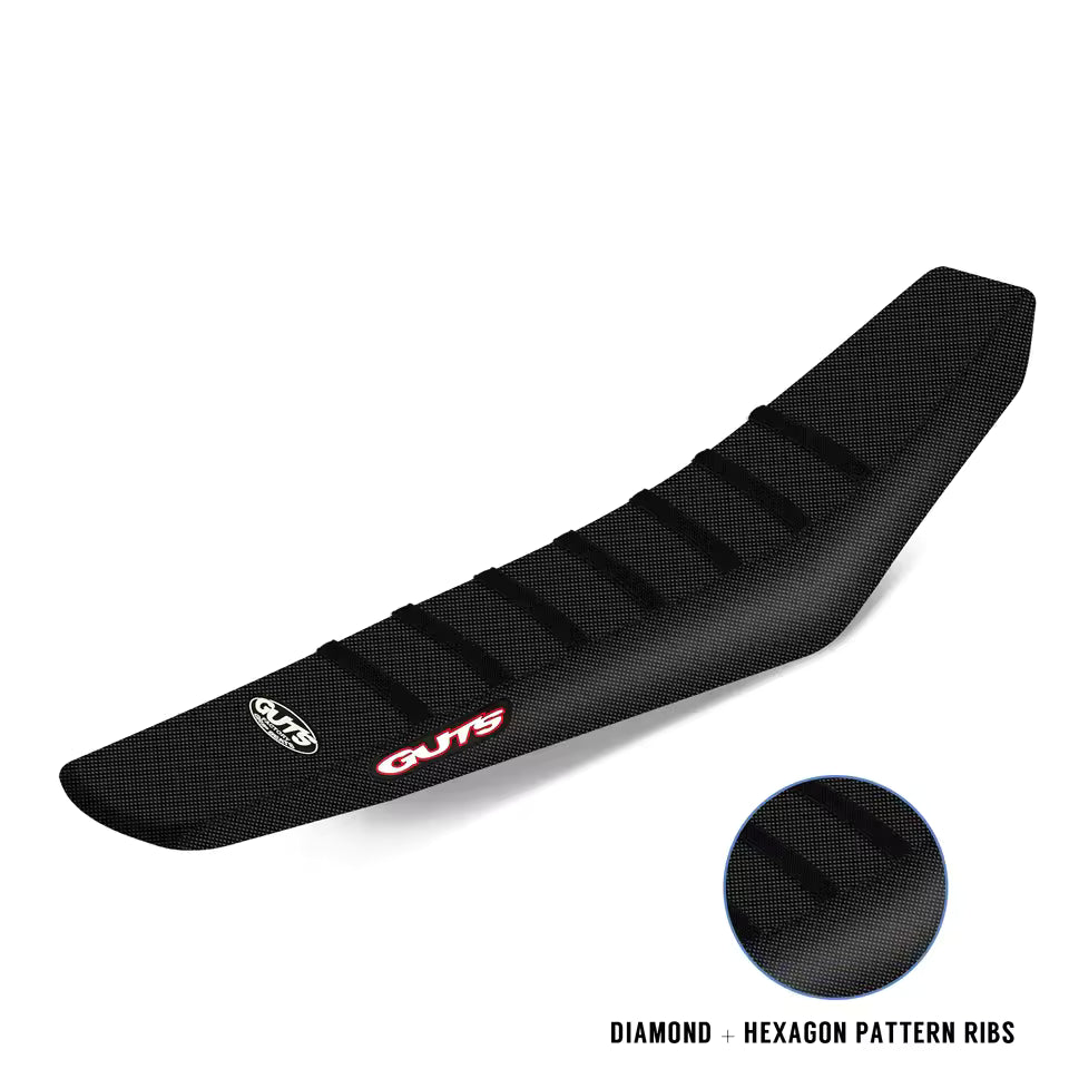 Ribbed Gripper Seat Cover (Black)