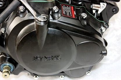 Shineray 250cc Electric Start Air Cooled Manal Clutch Engine (Black)