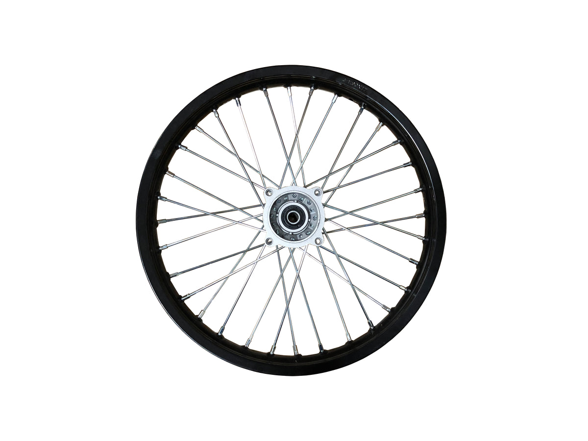 17" Front, 15mm Axle Hub, HD Black Alloy Rim (1.6 x 17)