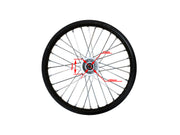 17" Front, 15mm Axle Hub, HD Black Alloy Rim (1.6 x 17)