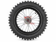 12" Rear Complete Wheel for DHZ 2200E
