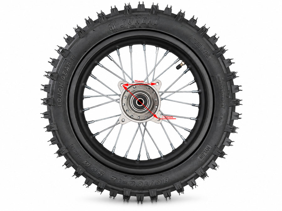 12" Rear Complete Wheel for DHZ 2200E