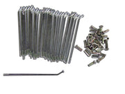 HD 12" Rear Wheel Spokes & Nuts 32/Set 12.8cm Long