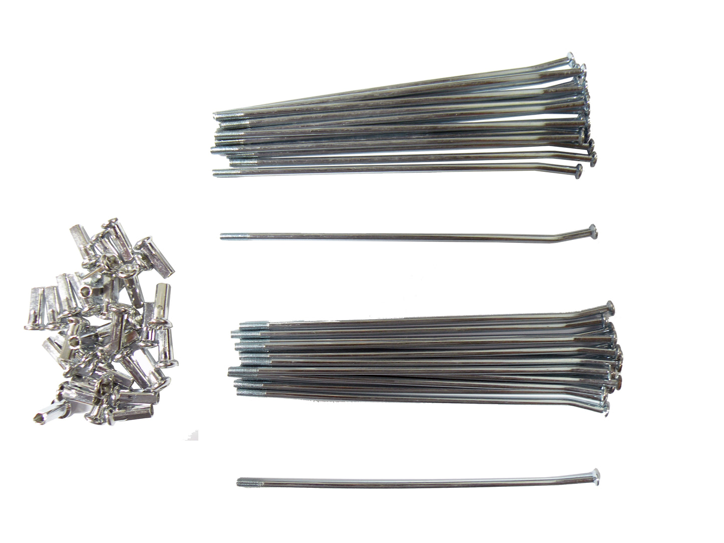 HD Spokes & Nuts 16 x 14.5cm 16 x 14.8cm, Suit 12" CNC Hub Rear Rim