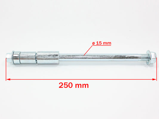 HD 15mm / 250mm Wheel Axle with 3 Spacers