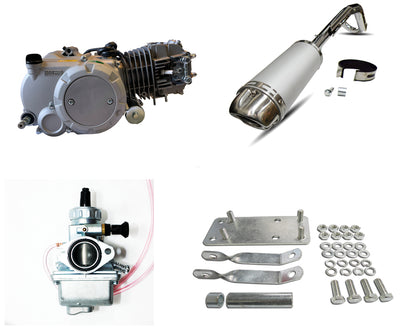 YX 140 Semi Auto Engine Conversion Kit, for Honda Postie CT110