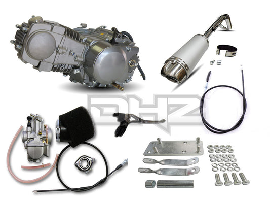 Honda Postie CT110 140 Engine Conversion Kit, with OKO 26mm Flat Slide Race Carburettor