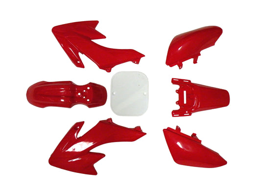 CRF50 7 Pieces Red Colored Plastic Kit