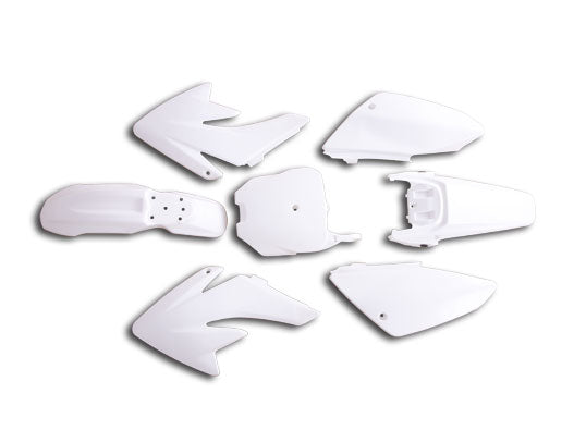 CRF70 7 Pieces White Colored Plastic Kit