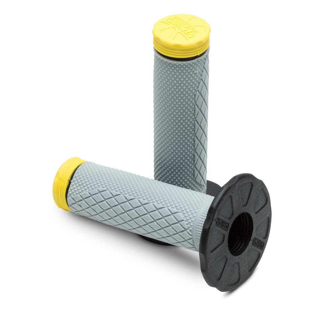 Pro Taper MX Full Diamond Grips, Tri-Density (Yellow)