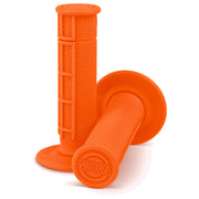 Pro Taper MX Single Density Half Waffle Grips, Super Soft Compound (Neon Orange)