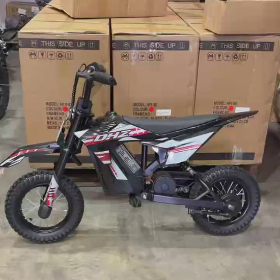 DHZ 420W Electric Dirt Bike Unboxing