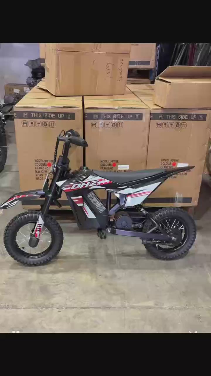 DHZ 420W Electric Dirt Bike Unboxing