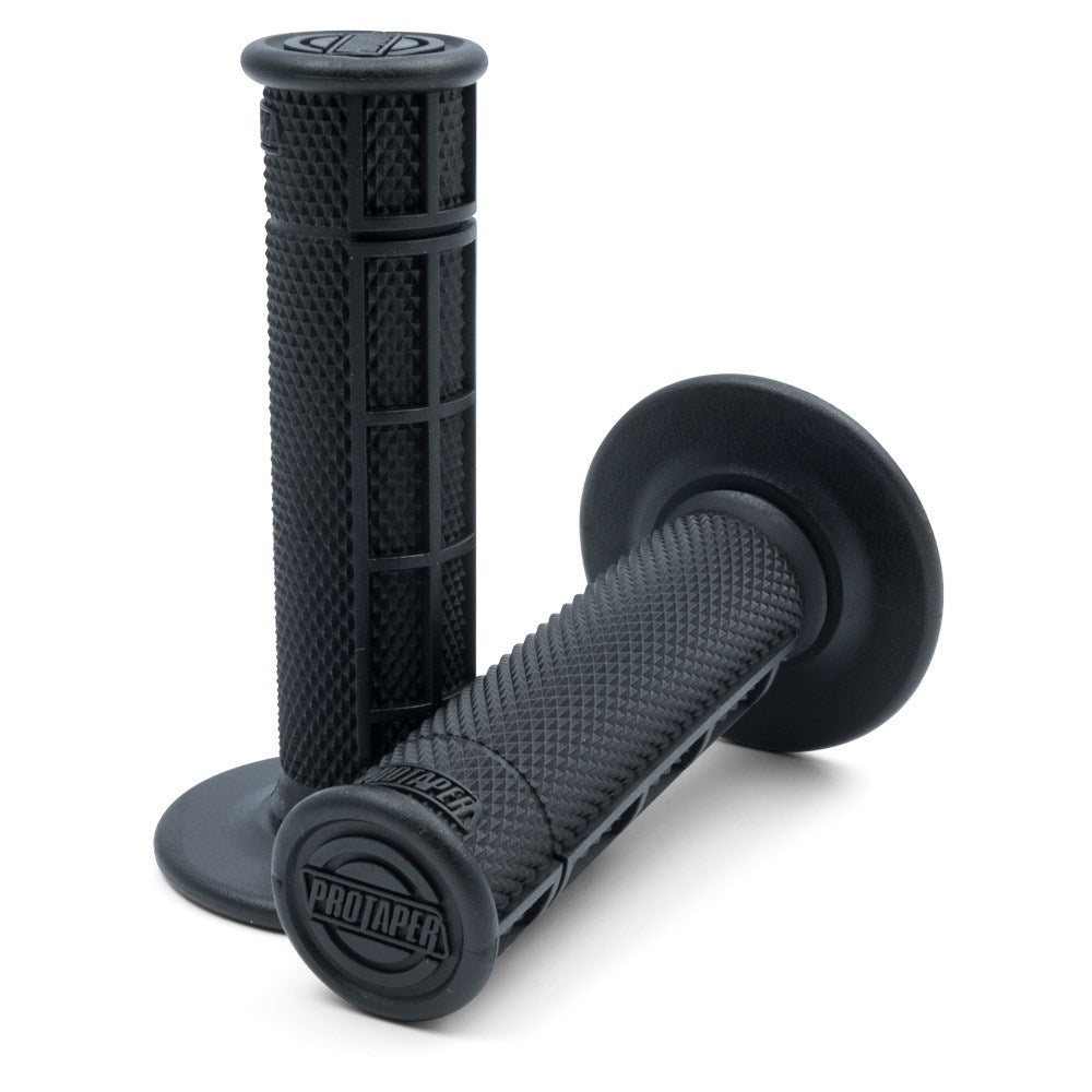 Pro Taper 1/2 Waffle MX Race Cut Grips Grips (Black)