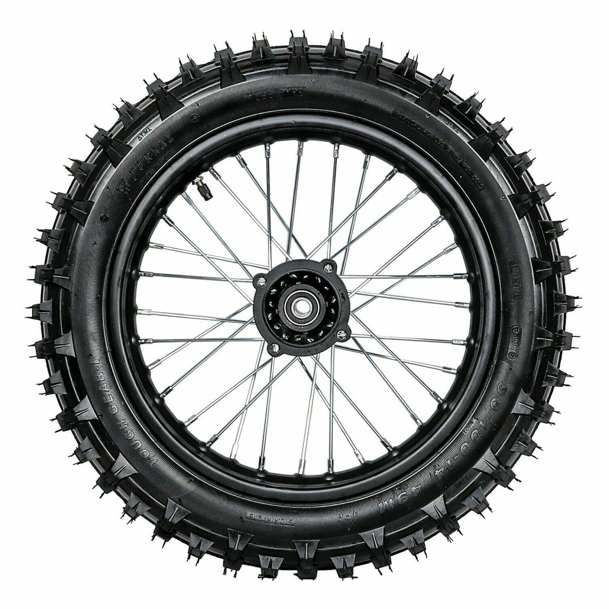 14" Rear Complete Wheel, Fit 15mm Axle
