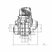 Zongshen 190cc V.2 Engine, 2 Valve, 5 Speed E-Starter